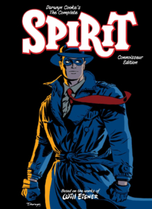 Darwyn Cooke's The Complete Spirit connoisseur edition; the Spirit standing with hands in fists