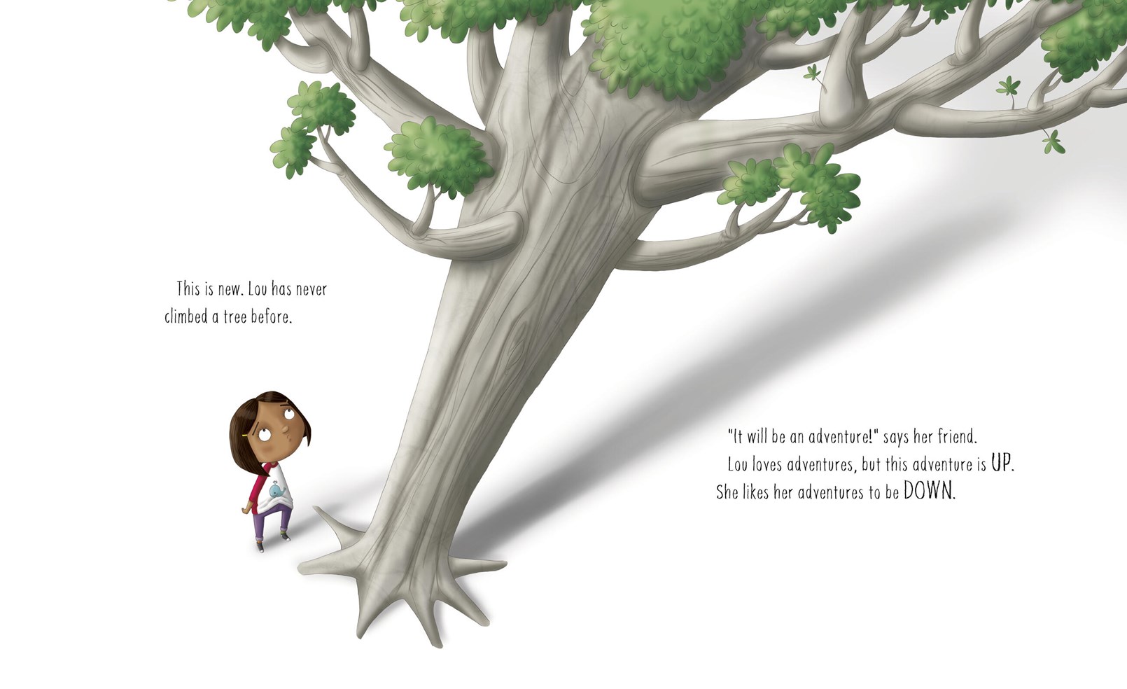 The Thing Lou Couldnt Do interior double page spread3