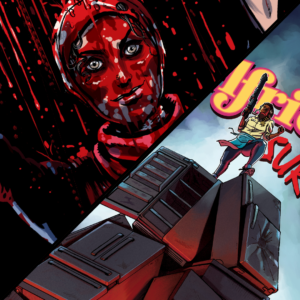 half SLAY cover, half The Girlfriend Survives cover