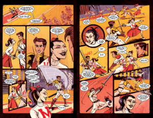 Blood Honey 2 interior pages by Sean Peacock, IDW Top Shelf Productions