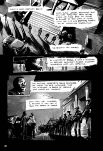 MARCH (Omnibus Edition) interior black and white page John Lewis, Andrew Aydin, Nate Powell