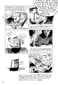 MARCH (Omnibus Edition) interior black and white page John Lewis, Andrew Aydin, Nate Powell