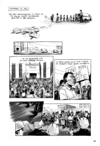 MARCH (Omnibus Edition) interior black and white page John Lewis, Andrew Aydin, Nate Powell