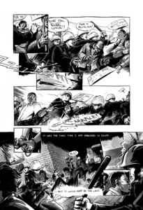 MARCH (Omnibus Edition) interior black and white page John Lewis, Andrew Aydin, Nate Powell