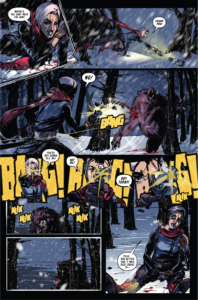 SLAY written by Jeremy Whitley, artist Alex Smith, Colorist Kelly Fitzpatrick, and Letterer Taylor Esposito.