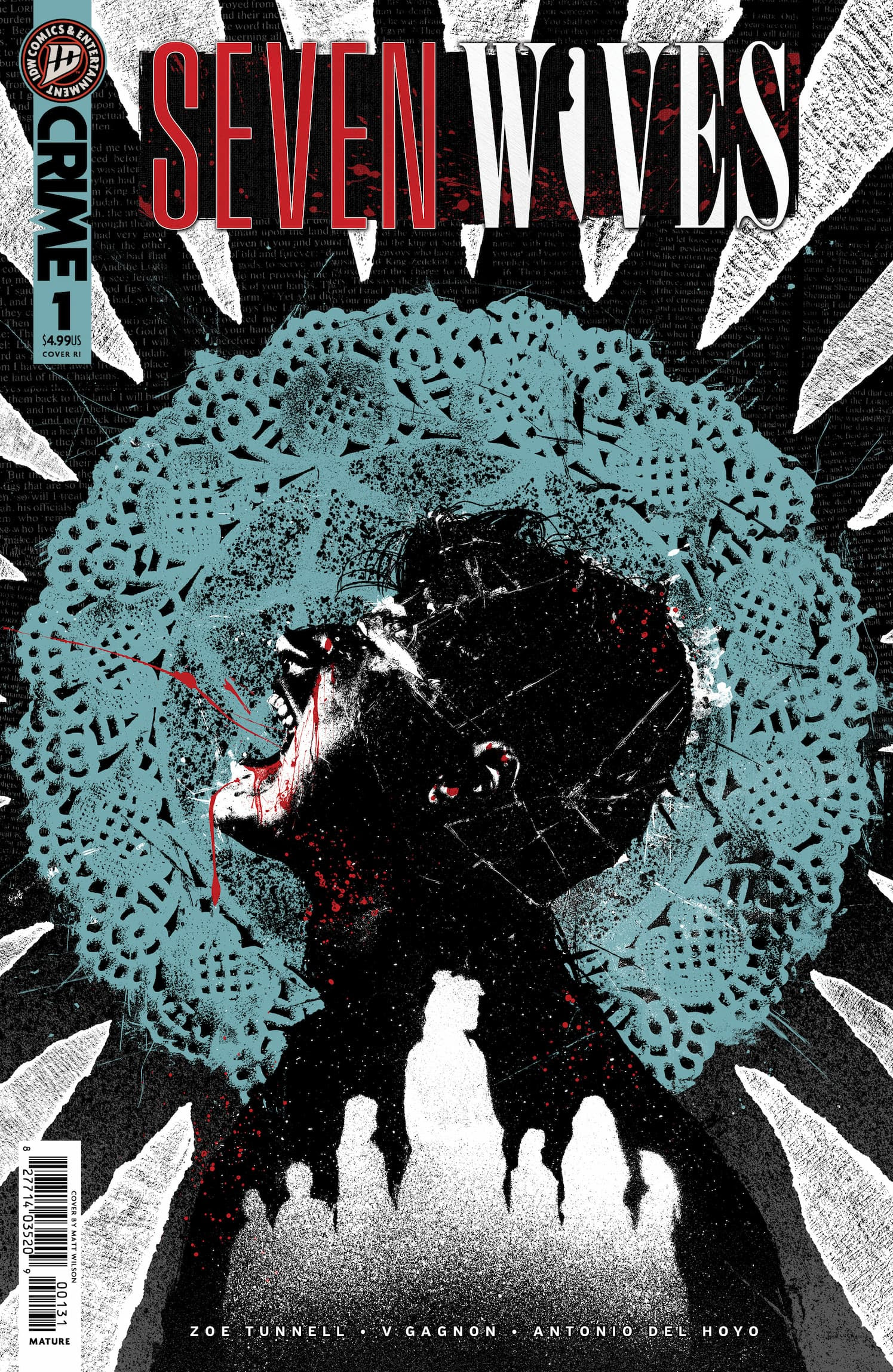 Seven Wives 1 cover RI