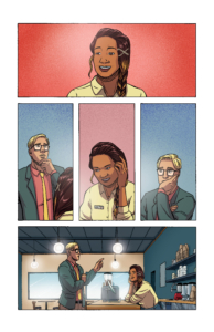 the Girlfriend Survives Written by Jeremy Whitley, Illustrated by Luc Nakashoji, Colored by Jamie Noguchi