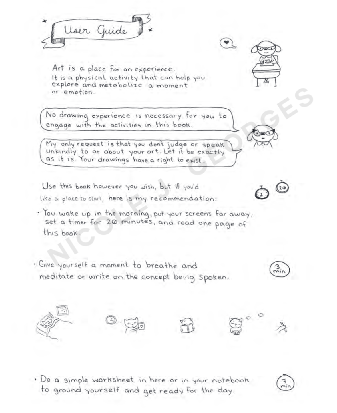 Emotional Support Animals interior page worksheet wm
