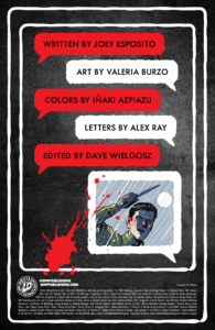 Killer Influences credits and indicia page