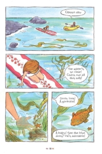 interior page from volume 1 Surfside Girls collection by Kim Dwinell