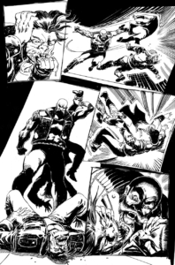 Vampire the Masquerade issue 1 page 20 in stark black and white